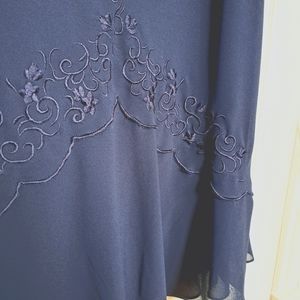 Mother of the bride dress. Navy. Size18 2 piece dress  Sears.  Vintage
